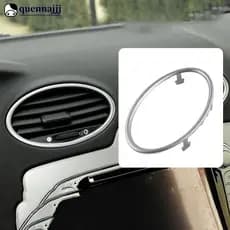 QUENNA 1Pc/4 Pçs Carro Ar Condicionado Guarnição Saída Decoração Círculo Anel Adesivo Para Ford Focus 2 MK2 2005-2013 Ac