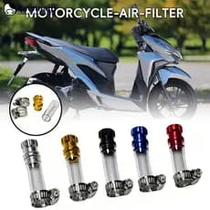 QUENNA CNC Motocicleta Filtro De Ar Alumínio Dreno Plug Para Scooter Clique Universal Mangueira Conector Kit Conexão Ráp