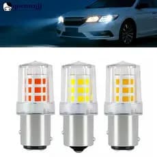 QUENNA Carro 1156 1157 BA15S BAY15D LED Freio Volta Lâmpada 12-50V 2835 39SMD Ampla Tensão Traseira Caminhão S9X1
