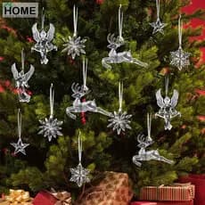 2/3/4/6 Unidades Suprimentos Para Festas De Ano Novo Navidad-Decoração Com Pingente De Natal-Multiestilo , Acrílico , Tr