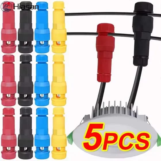Terminal De Fiação De Crimpagem À Prova D'água De 1/3/5 Unidades-Conector De Cabo Elétrico-Ferramentas De Melhoria Da Ca
