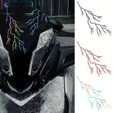 NOBELJIAOO Adesivos Para Corpo De Motocicleta Decoração Estilo Crack Puxar Flor À Prova D'água Decalque Cabeça Frontal A