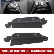 NOBELJIAOO Interior Do Carro Volante Multifuncional Interruptor Botão Capa Guarnição Para VW Golf 7 7.5 Ti-guan R-Line J