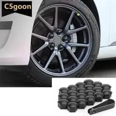 C5GOON 20 Peças 17/19/21mm Tampas De Porca De Roda De Carro Proteção Anti-Ferrugem Protetor De Parafuso De Cubo Automáti