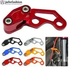 Juliefashion Motocicleta Bicicletas Braçadeira De Mangueira Óleo Modificado Pipeline Linha Freio Protetor Liga Alumínio
