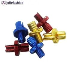 JULIEFASHION 2 Peças Parafusos Ajustadores De Cabo De Acelerador De Embreagem Universal Para Motocicleta De Alumínio M10