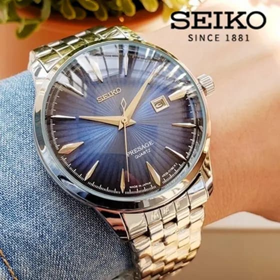 Seiko Masculino Relógio De Negócios Presage Piloto Moda Masculina Aço Inoxidável