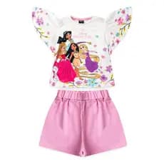 Conjunto Infantil Feminino Princesas