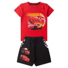Conjunto Infantil Masculino Bermuda e Camiseta Mcqueen