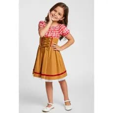 Vestido Fantasia Infantil Menina Traje Típico Oktoberfest