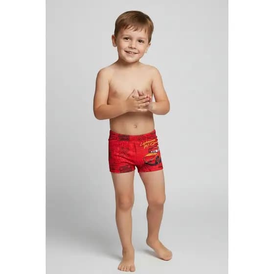 Sunga Infantil Masculino Mcqueen