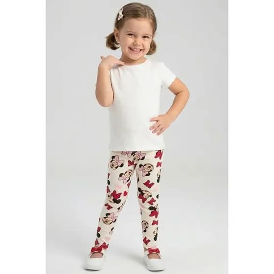 Legging Disney Infantil Feminina Minnie
