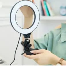 Ring Ligth led, ajustável, controle de Nivel de intensidade e temperatura da luz