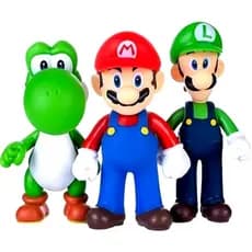 kit Super Mario, colecionáveis, gamer, Nintendo, bonecos, action Figure