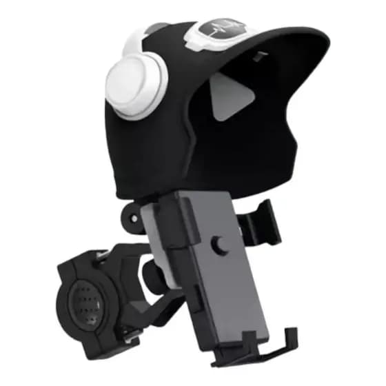 Suporte Celular Proteção Sol Chuva Estilo Capacete Moto Bi