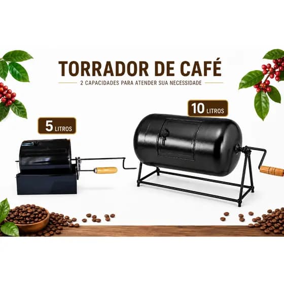 Torrador de Café Manual 10 litros