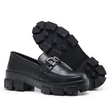 Sapato Feminino Mocassim Oxford Confortavel Blogueira