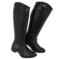 Bota Feminina Montaria Cano Alta Confortavel