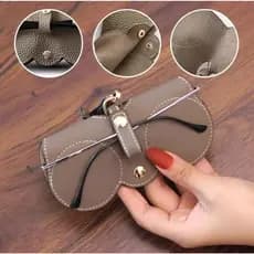 Porta Óculos de Sol Portátil Capa Óculos De Grau Estojo Óculos para Bolsa Elegante