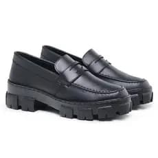 Sapato Feminino Mocassim Oxford Confortável Blogueira