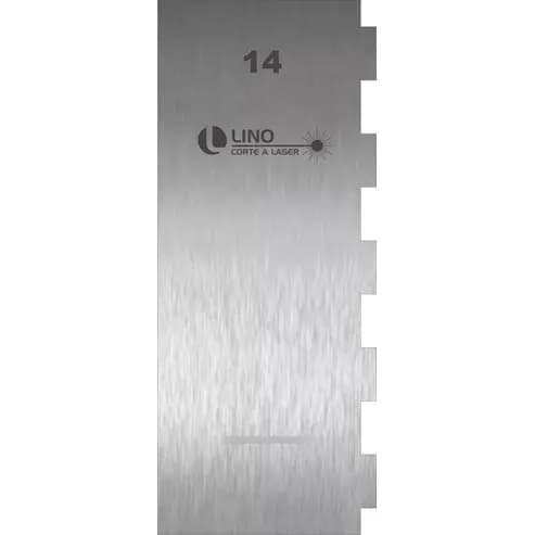 Espátula Decorativa Para Confeitar Bolo Aço Inox Modelo N°14