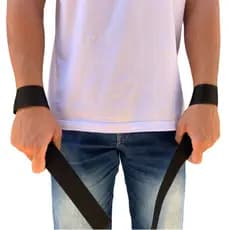 Strap Academia Musculação e CrossFit - 1 PAR PRETO