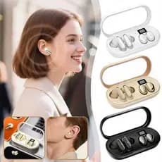 Fones De Ouvido Sem Fio Bluetooth 2 Em 1 Par Duplo HiFi Som De Alta Definição Bateria De Longa Duração Confortável No So
