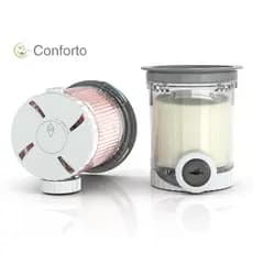 [EruditeCourtB] Pints E Tampas Para Fabricantes De Sorvete Macios Da Série Swirl NC700 , Seguro Máquina De Lavar Louça ,