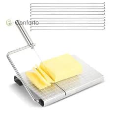 [EruditeCourtB] Fios De Fatiador De Queijo De Reposição Cortador Aço Inoxidável De 5.5 Polegadas Cortadores De Torta De