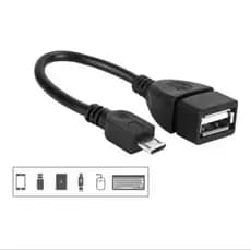 Cabo OTG V8 XTrad Original – Adaptador Micro USB para Pen Drive, Mouse, Teclado e Controle