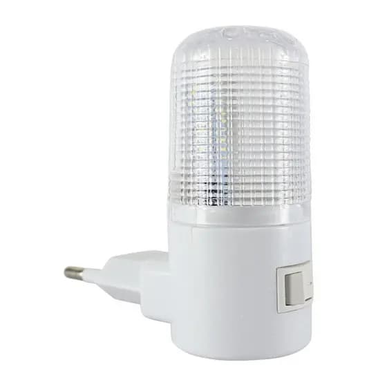 Luminária LED de Luz Suave de Tomada Leitura Noite Criança Mini Abajur Bivolt Quarto Escritório Sala