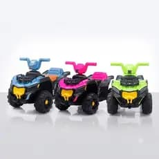 Quadriciclo Elétrico Infantil 6V Recarregável 4 Rodas Carrinho Com Som Led