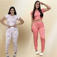 Pijama Suede Feminino Adulto Confortável Cropped  Com Manguinha.