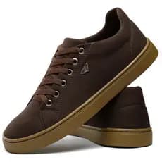 Tenis Masculino Sapatenis Masculino Marrom Tenis  Masculino Com Costura Lateral