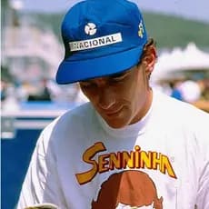 Boné  Nacional Ayrton Senna F1 Retrô Azul Bordado Premium | Estilo Vintage Fórmula 1 Ajustável Unissex