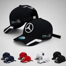 Boné Mercedes Benz Aba Curva Masculino Feminino Fitão Regulagem Strapback Formula 1