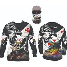 camisa camiseta tucunare robalo tilapia time  pesca uv bandana e nome gratis ref50