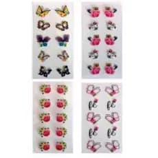 kit Adesivos De Unhas impressos diversos 10 CATELAS.
