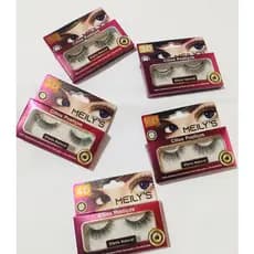 Kit 1 Pares de Cílios Postiços Efeito Natural 3D e  para Acessórios de Maquiagem