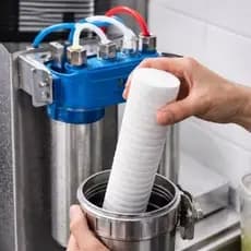 Refil filtro de água polipropileno cartucho Ranhurado 3M Aqualar caixa d'água 9' 3/4 - 5 micras - cloro areia filtrante