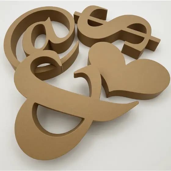 Letra Decorativa 3D Personalizada | Inicial para Parede, Porta e Decoração