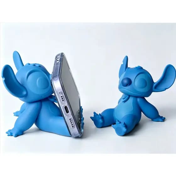 Suporte de Celular Stitch | Organizador de Mesa | Impressão 3D | Decoração Geek