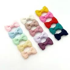 10 Mini lacinho gravatinha para bebê/ RN Tam 5 cm - cor a escolher