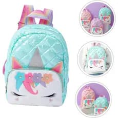 Mochila Mochila Unicórnio Mochilas Desenhos Bolsa De Pelúcia Bolsa Escolar Felpuda Mochila Fofa Para Crianças