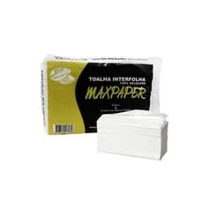 Toalha Interfolha Branco Celulose Maxpaper 500gr