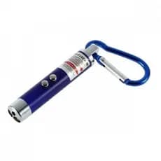 Caneta Laser 3 Em 1 Mini Lanterna Chaveiro Altomex AL-1280