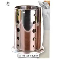 Porta Talheres Aço Inox Escorredor Organizador