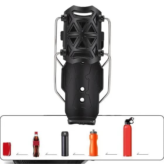 homelife-BR Funien Suporte para copo de bicicleta Garrafa de água Universal ajustável ABS Suporte para bebida segura