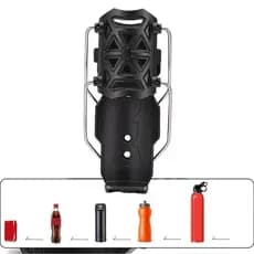 homelife-BR Funien Suporte para copo de bicicleta Garrafa de água Universal ajustável ABS Suporte para bebida segura