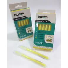 Marca Texto Bazze Amarelo Caixa 12 Unidades